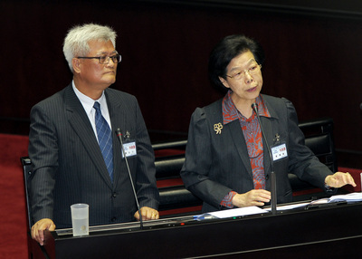 Chang Po-ya plaide pour la sauvegarde du Yuan de contrôle
