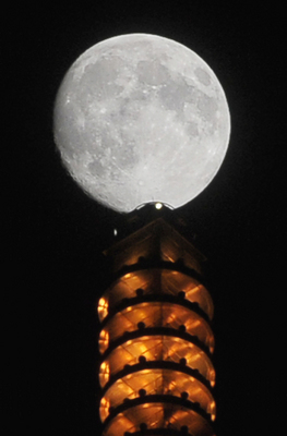 Belle lune et fête assurée !