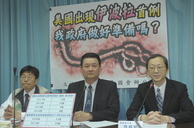 Taiwan renforce sa vigilance envers la propagation du virus Ebola