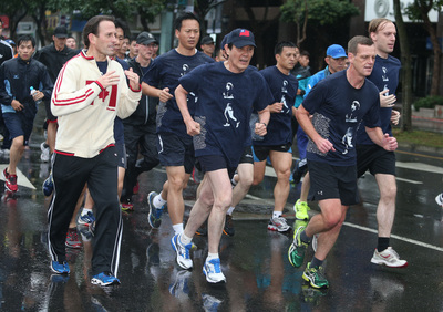 Terry Fox : Le Président court pour la recherche sur le cancer