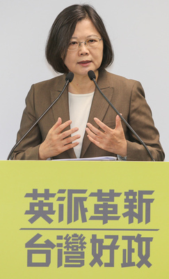 Tsai Ing-wen présente sa politique de sécurité alimentaire