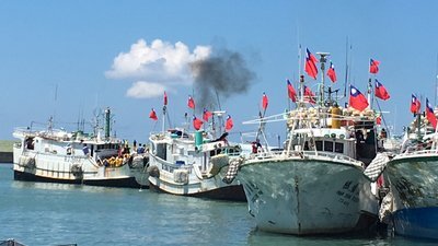 Les pêcheurs ont pris le large pour leur manifestation à Taiping