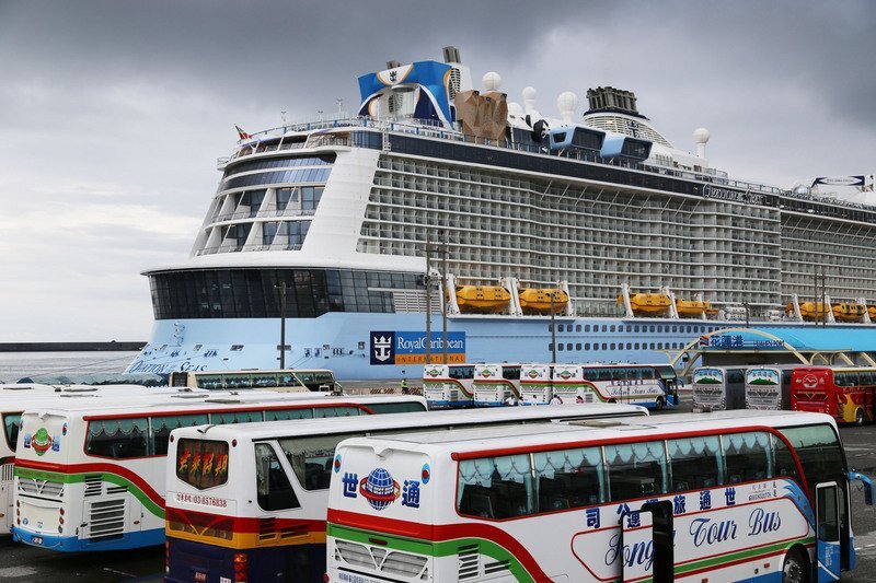 Plus d’1 million de croisiéristes ont débarqué à Taiwan cette année