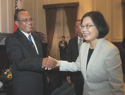 Tsai Ing-wen a rencontré plus de 30 délégations étrangères en trois jours