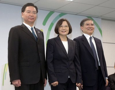 Tsai Ing-wen a rendu publiques deux nominations importantes