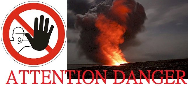 Danger irruption volcanique (source images Pixabay)