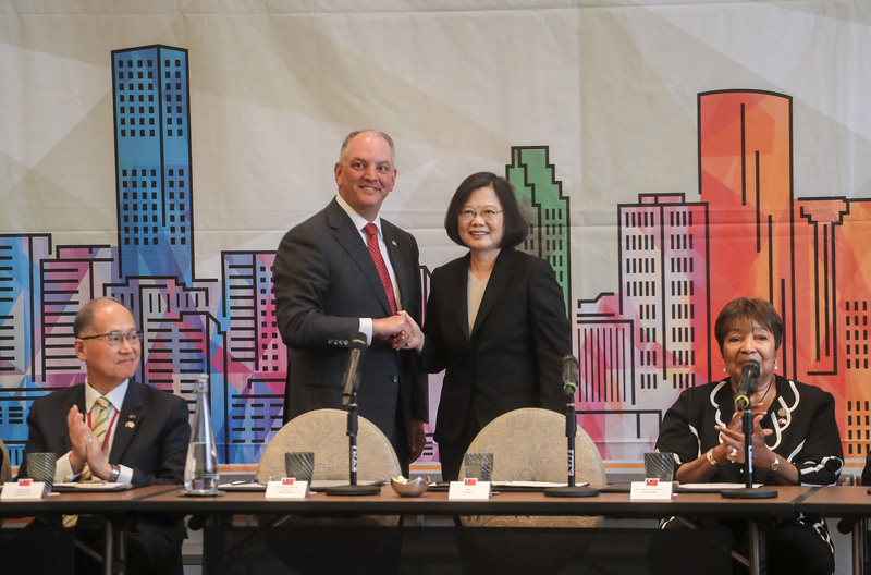 Tsai Ing-wen au forum des entreprises taiwanaises à Houston