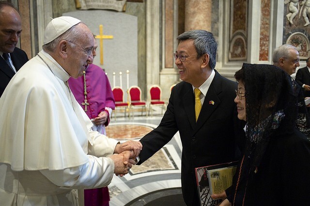 Taiwan remercie le pape François de son soutien