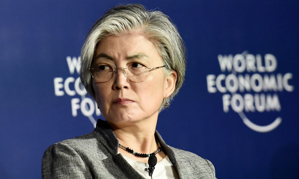 La ministre des Affaires étrangères de la Corée du Sud Kang Kyung-wha (Image AFP)