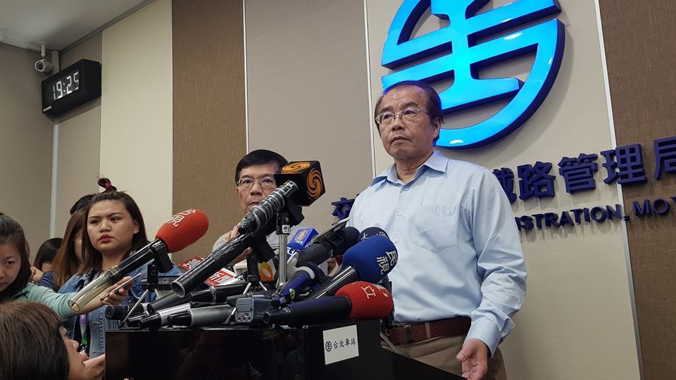 Démission du directeur de la société taiwanaise des chemins de fer