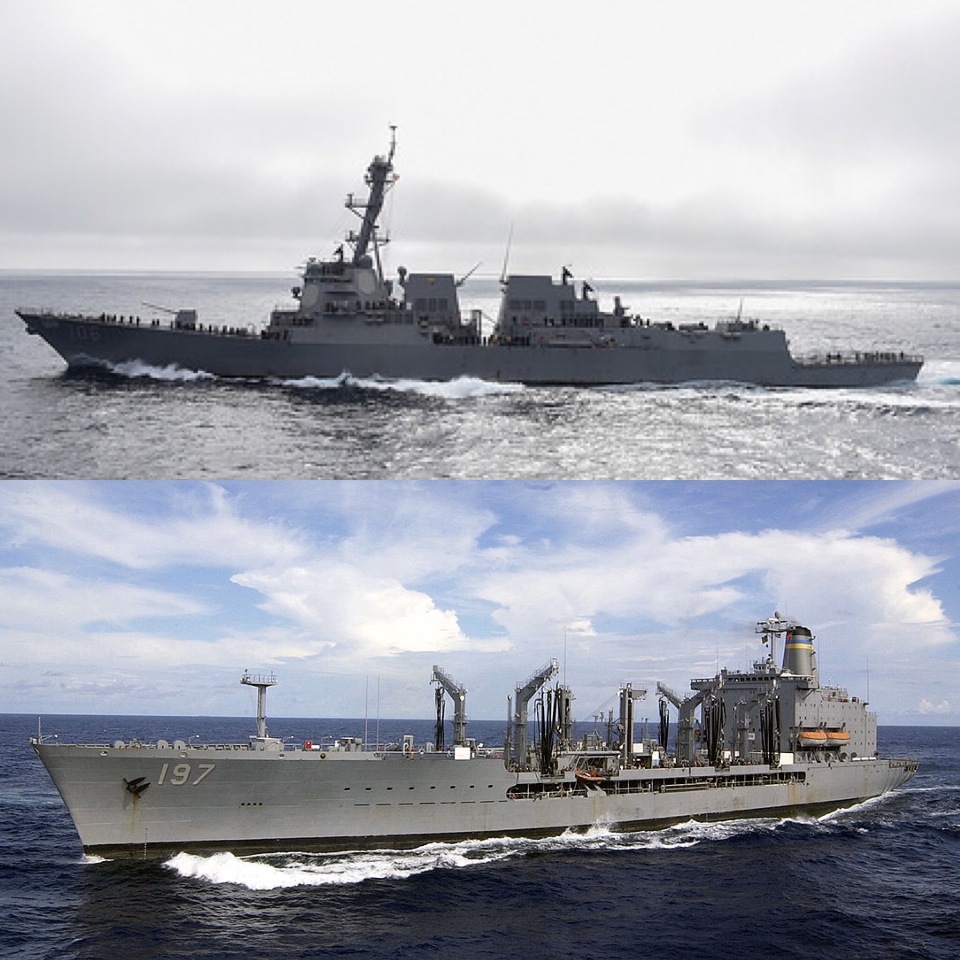 Deux navires américains dans le détroit de Taiwan
