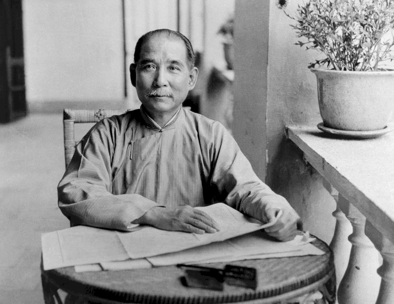 Sun Yat Sen en 1924 (image Wikimedia)