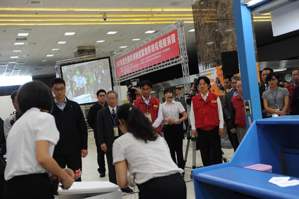 Exercices de contrôle de quarantaines à l’aéroport de Kaohsiung