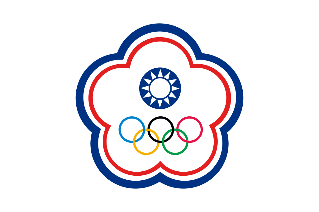 drapeau olympique de Taiwan- Chinese Taipei (image internet)