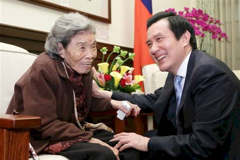 Cheng Chen-tao (A.K.A. Hsiaotao /小桃）, ancienne femme de réconfort taiwanaise. (image CNA)