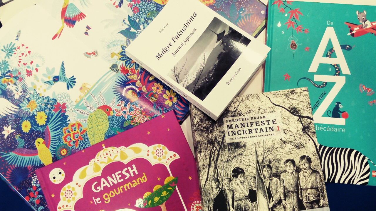 Ouvrages des auteurs et illustrateurs français invités au Salon du livre de Taipei 2019 (Image : RTI)