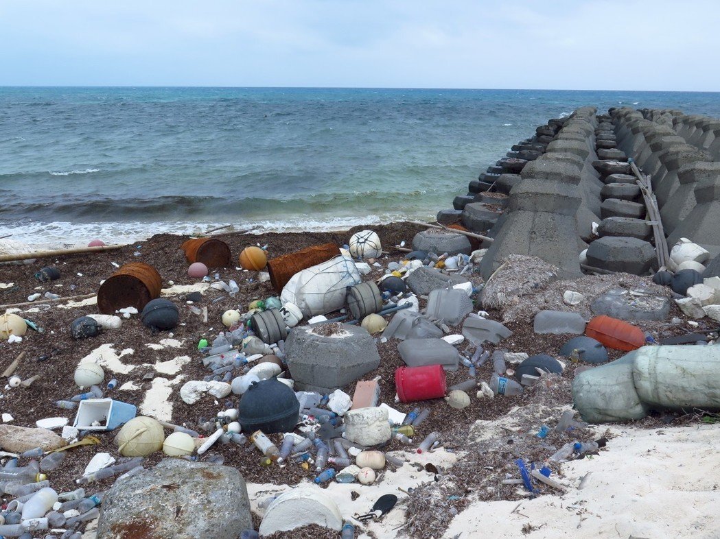 Le continent chinois est à l'origine de la majorité des déchets des côtes de Kinmen