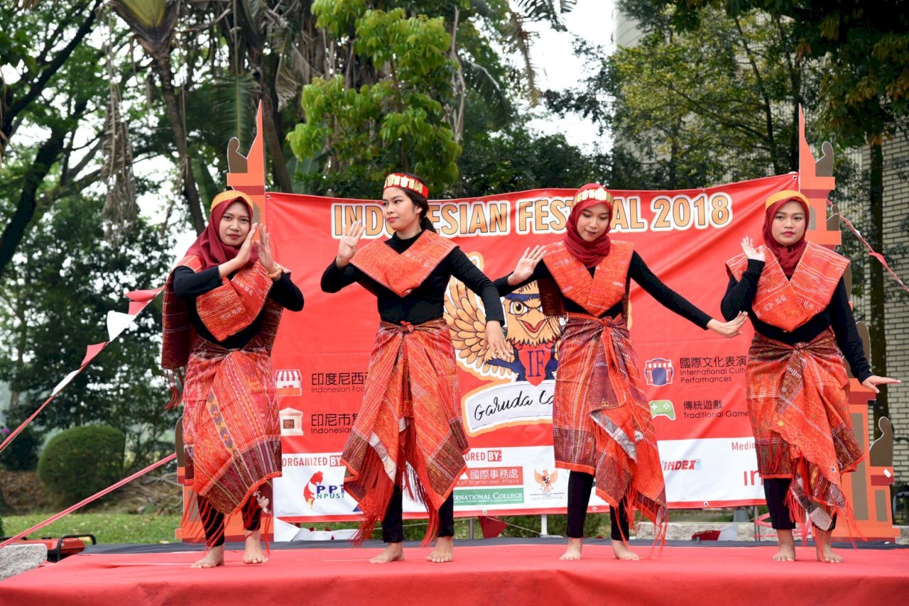 Le festival de la culture indonésienne organisé au sein de l'Université nationale de seciences et technologies de Pingtung (aimable crédit de la NPUST) 