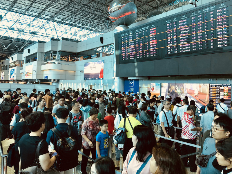 La fréquention journalière de l’aéroport de Taoyuan la plus faible de son histoire