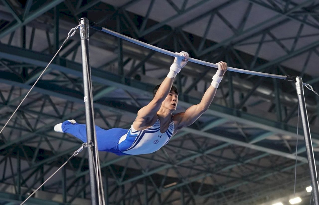 Le gymnaste de la NTU Tang Chia-hung en bronze aux internationaux de France