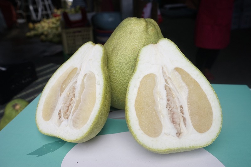 Les pomelos de Tainan dans les repas des collégiens japonais