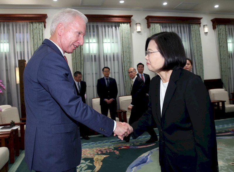 Tsai Ing-wen a reçu des représentants de Export Kredit Fonden (EKF)