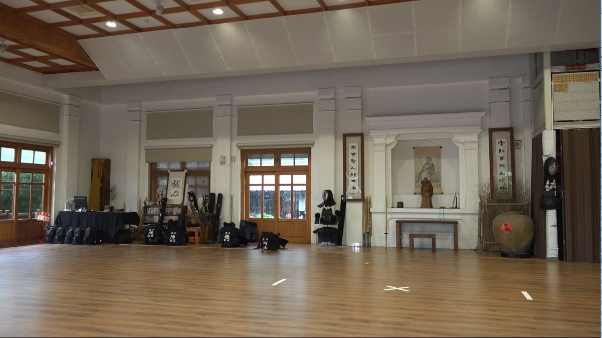 Le dojo de Taichung (photo RTI)