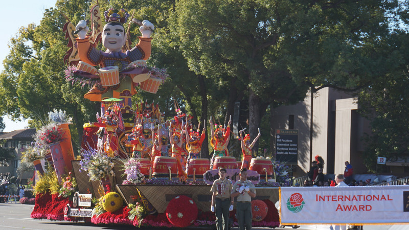 China Airlines remporte le Prix international du Tournoi de la parade des roses en Californie
