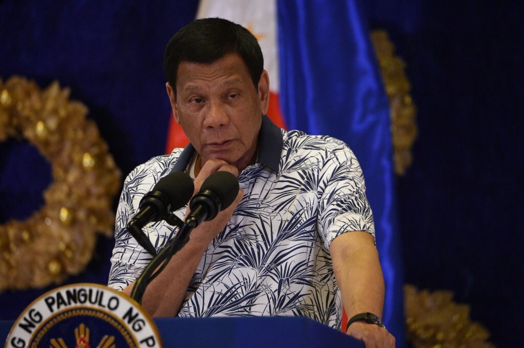 Le président philippin Rodrigo Duterte (Image : AFP)