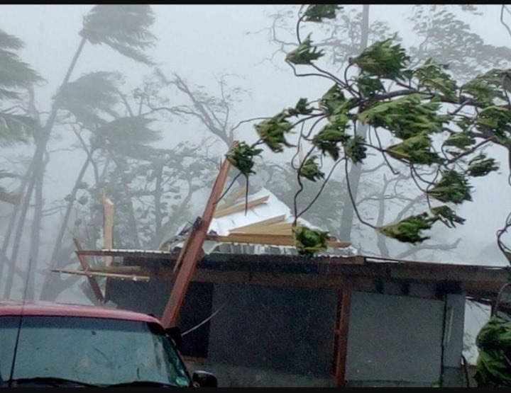 Après les îles Salomon, le cyclone Harold a causé de nombreux dégâts au Vanuatu (Image : Twitter)