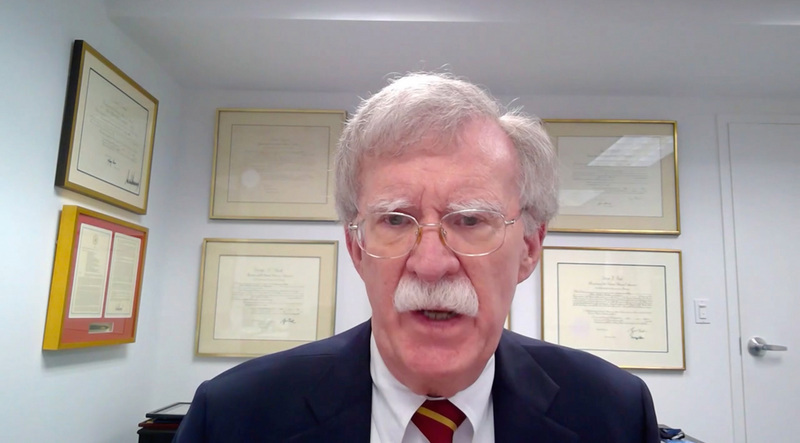 John Bolton exhorte Taïwan à continuer de renforcer sa coopération avec le Congrès américain
