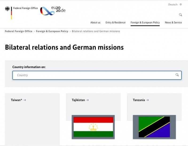 En Allemagne, le retrait du drapeau taiwanais du site de la diplomatie provoque des inquiétudes