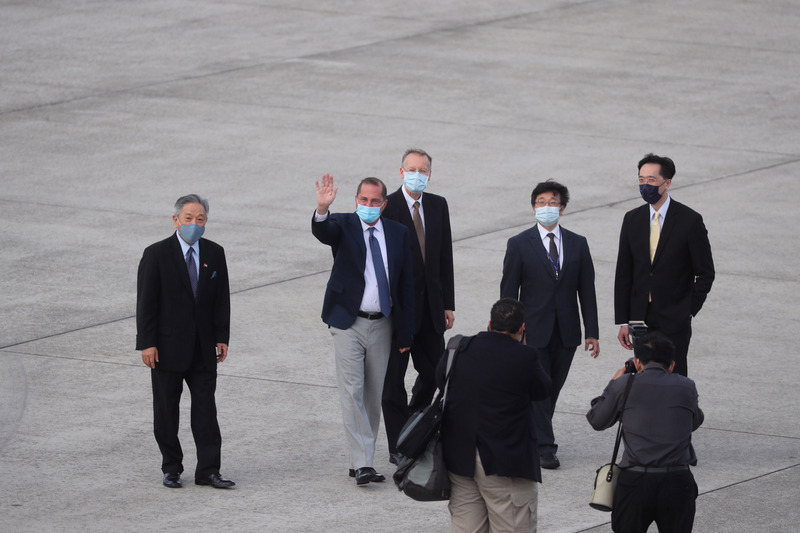 Le secrétaire américain à la Santé Alex Azar est arrivé à Taiwan