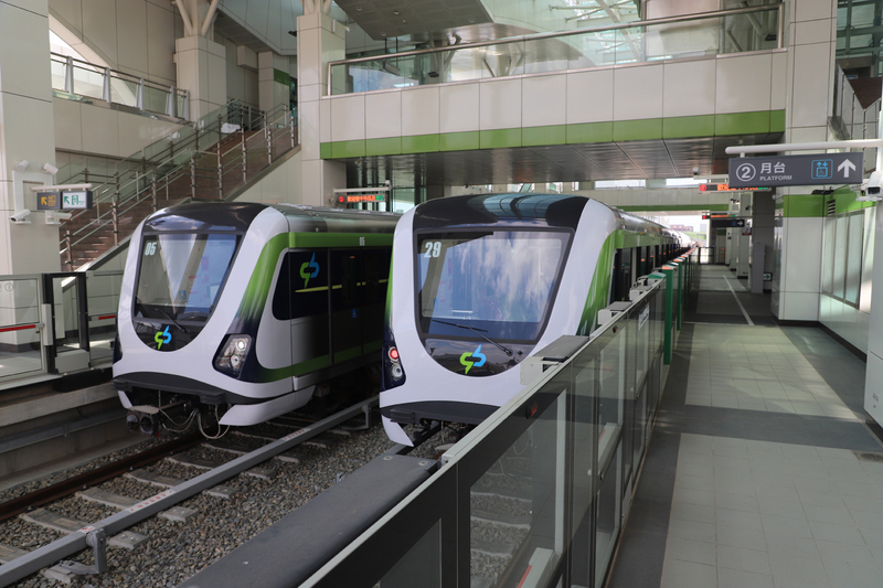 Le métro de Taichung à l’essai pendant un mois en vue de son inauguration en décembre