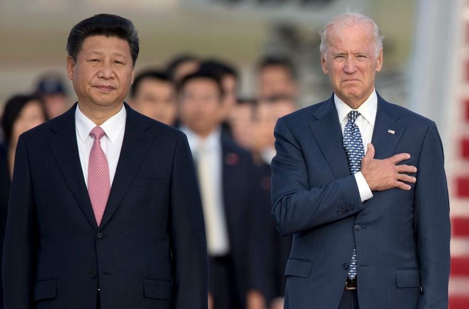 Rencontre entre Xi Jinping et Joe Biden le 24 septembre 2015 (Image : Associated Press)