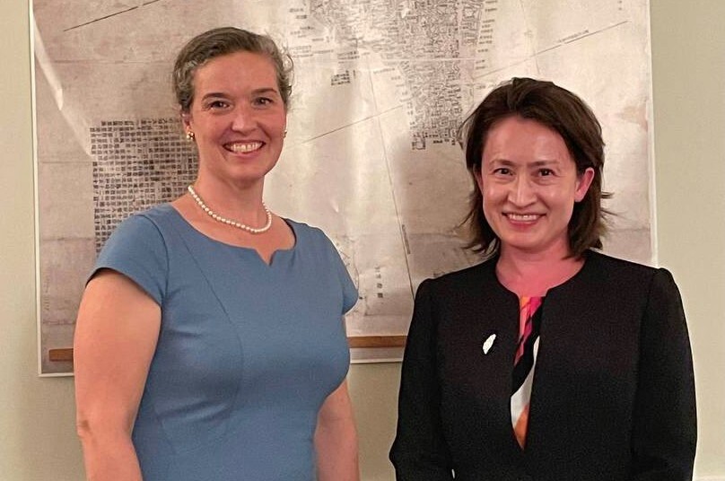 La représentante taïwanaise à Washington rencontre la nouvelle directrice de l’Institut américain à Taiwan