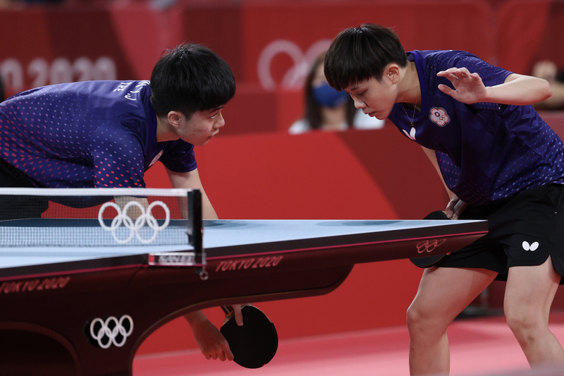 JO de Tokyo 2020 : la paire mixte de tennis de table taiwanaise en bronze