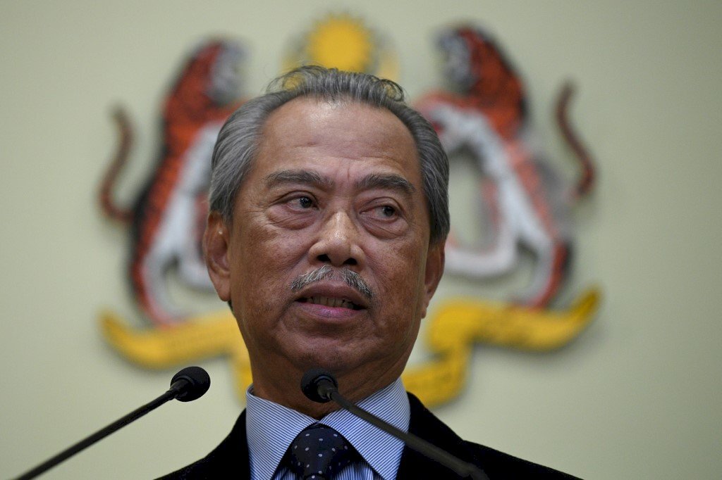 Le Premier ministre malaisien Muhyiddin Yassin fait face à une motion de censure dont le vote devrait avoir lieu en septembre (Image : AFP)