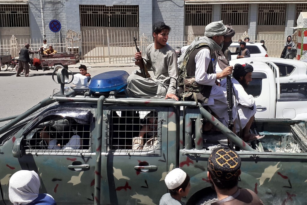 Les Talibans prennent le contrôle de l'Afghanistan après le retrait des troupes américaines (Image : AFP)