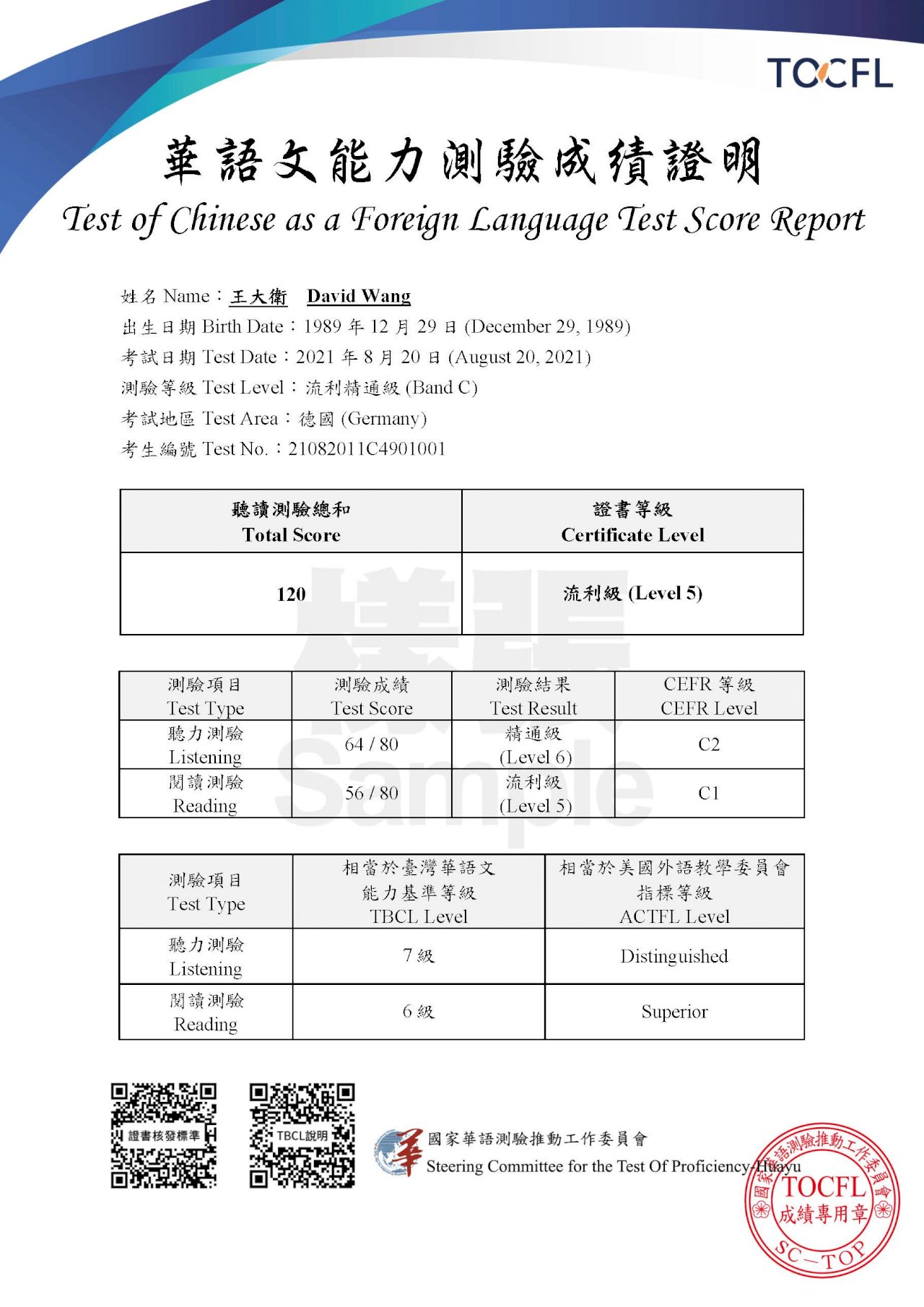 Chinois langue étrangère : bientôt un niveau supplémentaire pour le TOCLF
