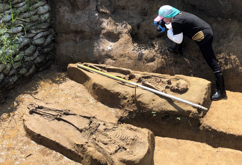 2 squelettes de plus de 2 500 ans découverts à Chiayi