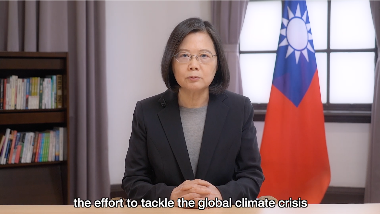 Tsai Ing-wen annonce l’intention de Taiwan de prendre part aux engagements internationaux sur le climat