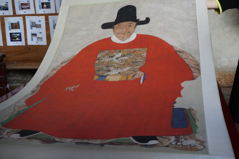 Un vieux tableau de Taiwan retourne à Kinmen pour une exposition