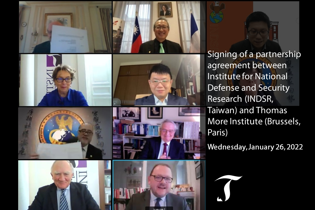 Taïwan signe un protocole d’entente sur la recherche académique avec l’Institut Thomas More