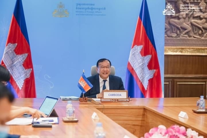 Le ministre cambodgien des Affaires étrangères, Prak Sokhon, a déclaré qu’il se rendrait en Birmanie au début du mois de mars en qualité d’envoyé spécial de l’ASEAN (Image : Compte Twitter du gouvernement cambodgien)