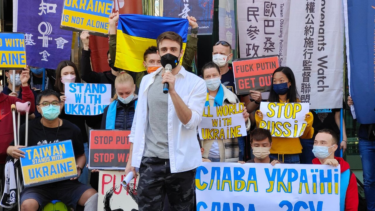 Nouvelle manifestation de soutien à l’Ukraine à Taipei