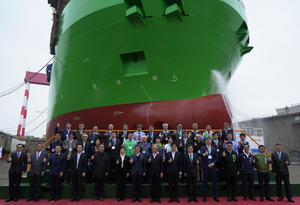 Taïwan inaugure son premier navire vert d’installation éolienne offshore