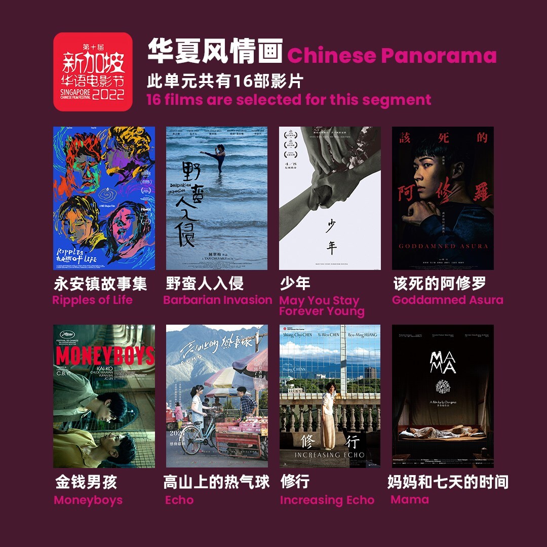 22 films taiwanais au Festival du film sinophone de Singapour
