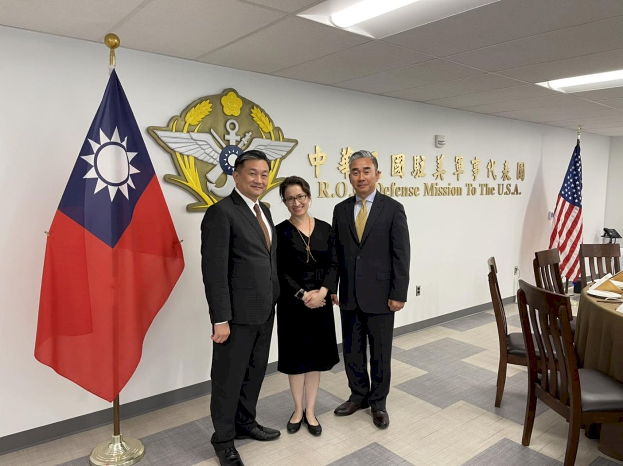 Le siège rénové de la mission militaire taïwanaise aux Etats-Unis