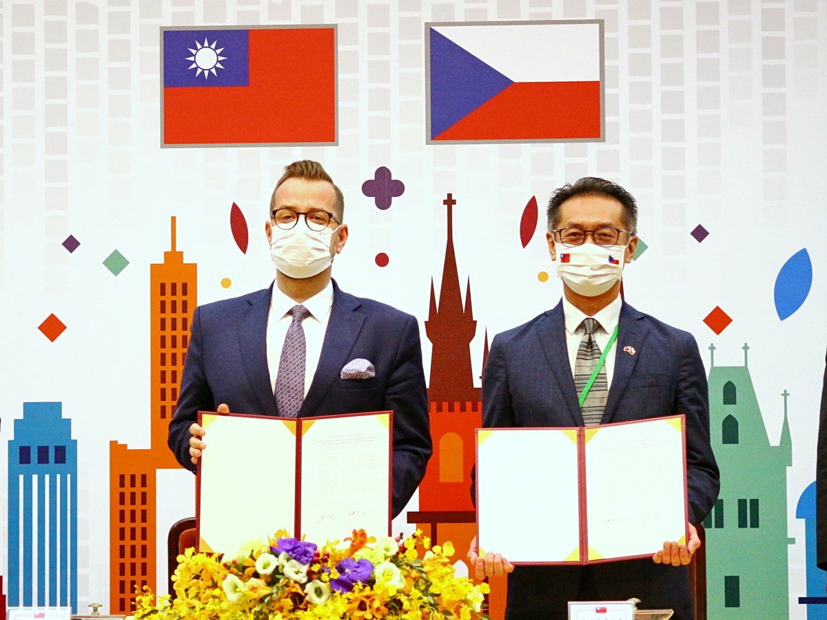 Six coopérations actées entre Taïwan et la République tchèque